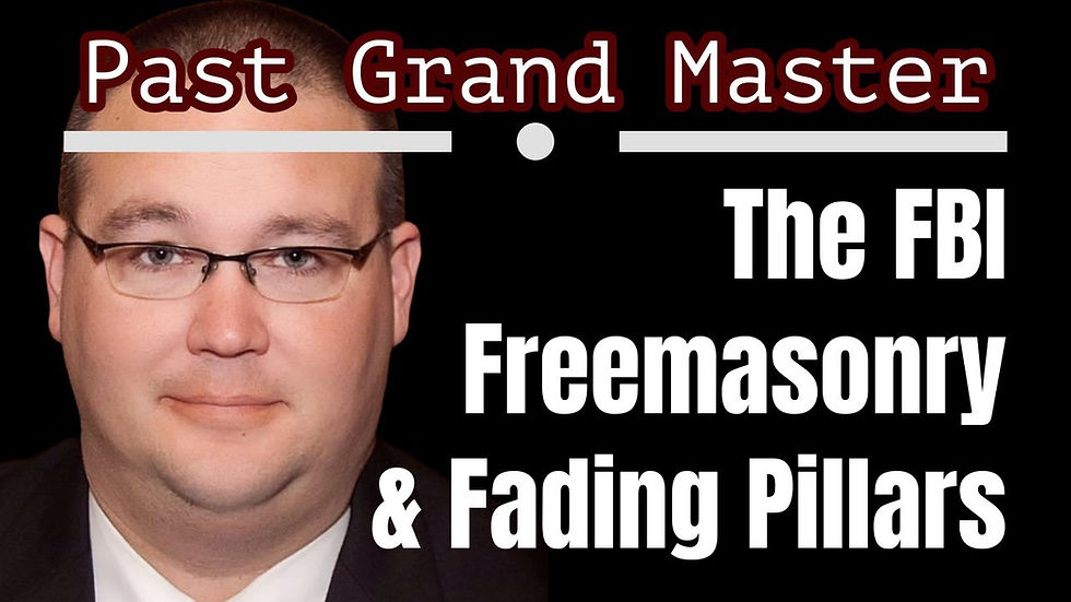 Image of a man in a suit; it is a thumbnail that is titled The FBI, Freemasonry and Fading Pillars