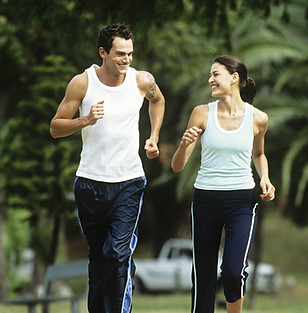 Couple Running