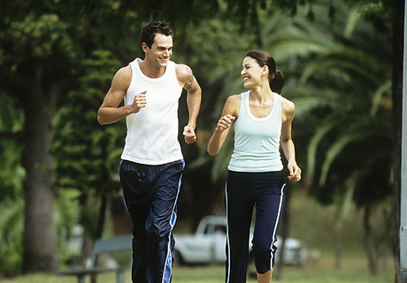 Couple Running