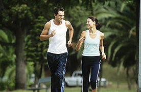 Couple Running
