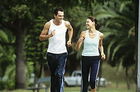 Couple Running