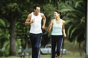 Couple Running