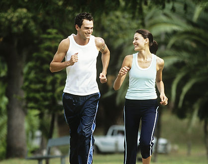 Couple Running
