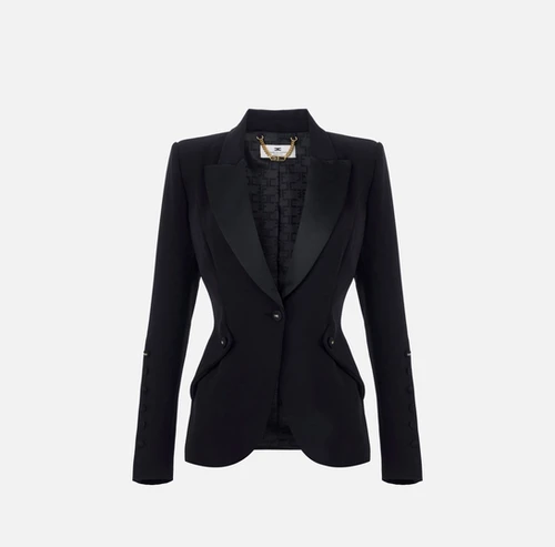 Giacca in crêpe leggero Elisabetta Franchi Nicelife Boutique