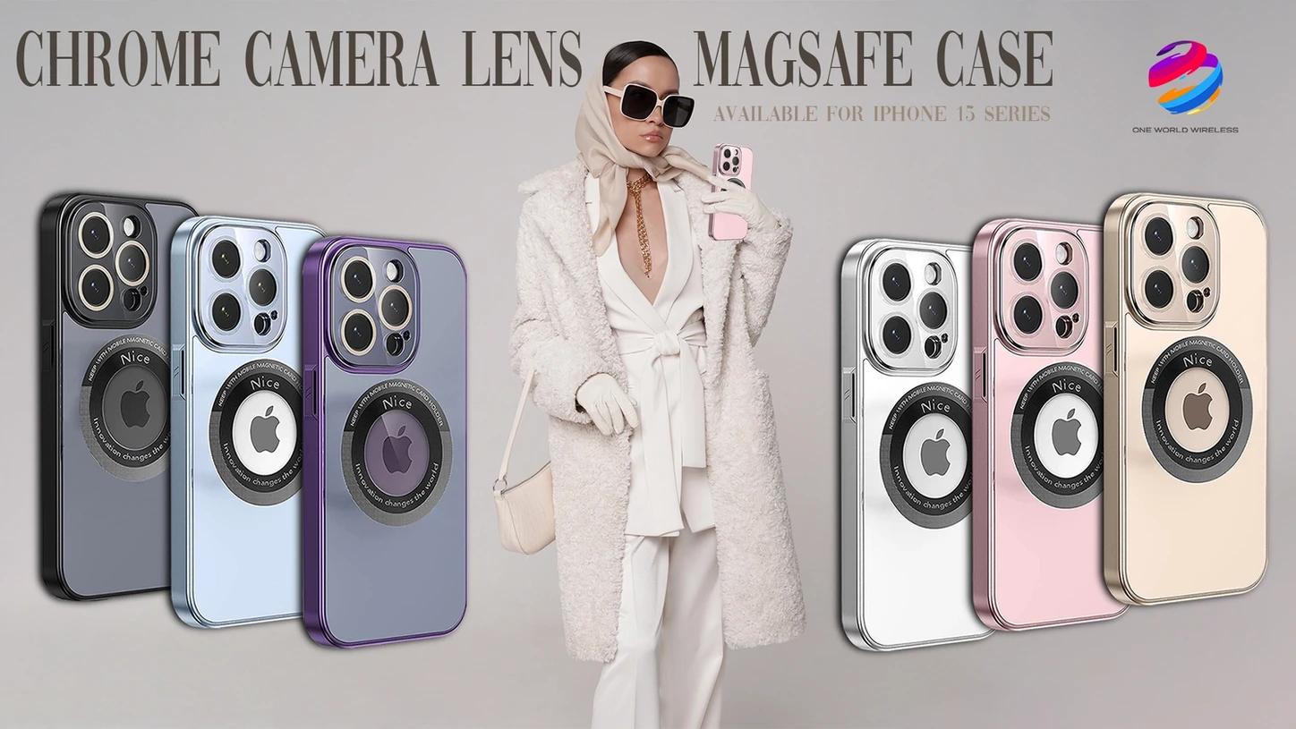 Chrome Camera Lens MagSafe Case