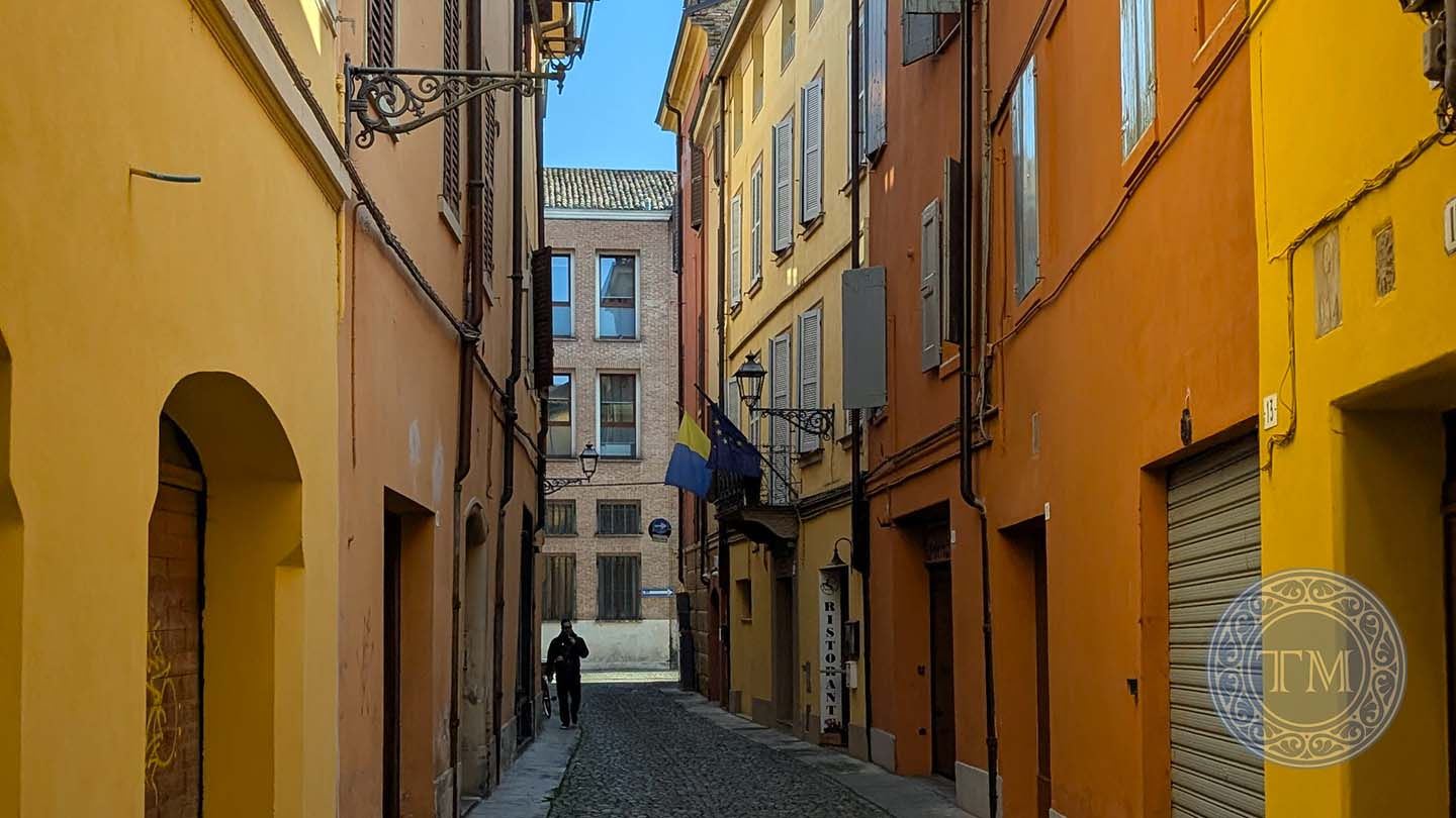 Small street in Parma