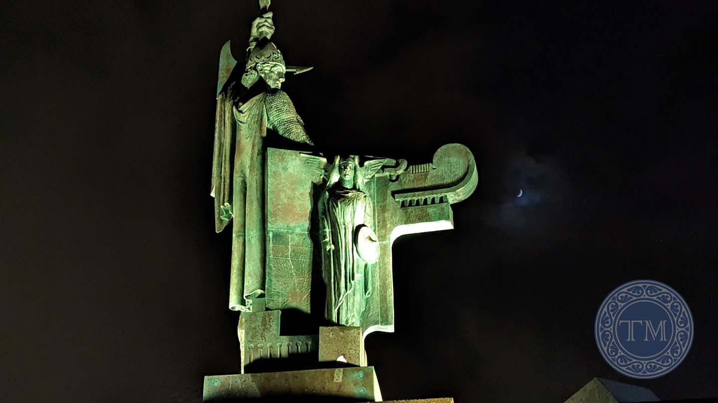 Viking statue in Reykjavik