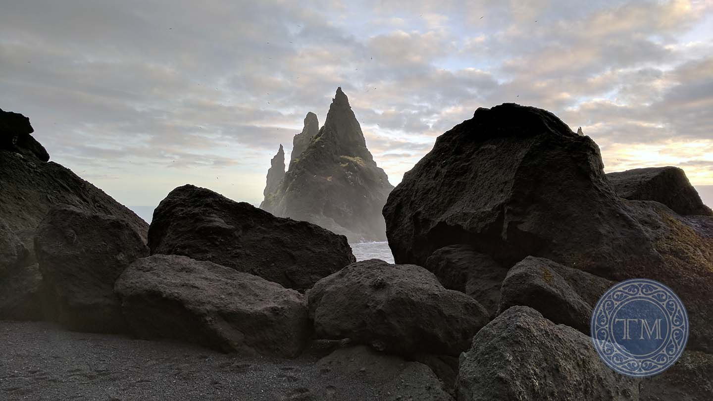 Black sand beaches near Vik Iceland