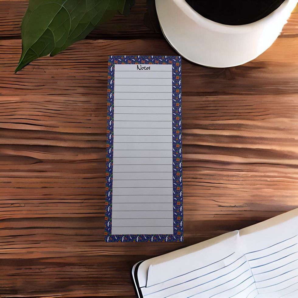 Thumbnail: Hibiscus and Longtail Notepad
