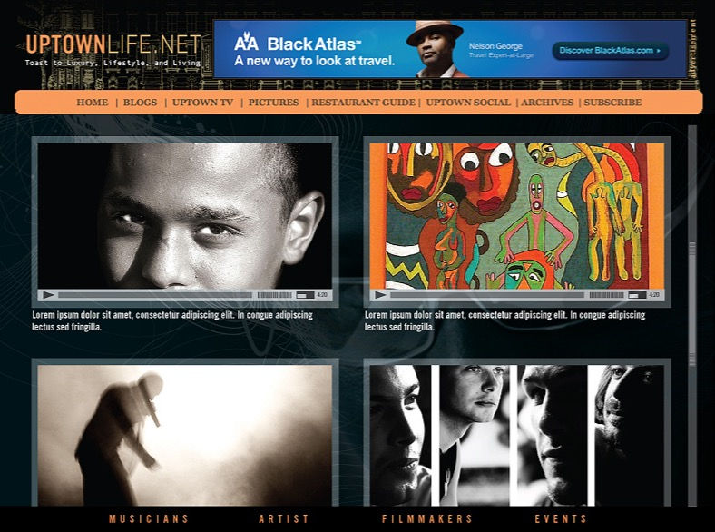 Diageo Listen Up Website in support of Black History Month