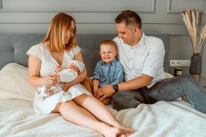 Sesja noworodkowa w domu Warszawa