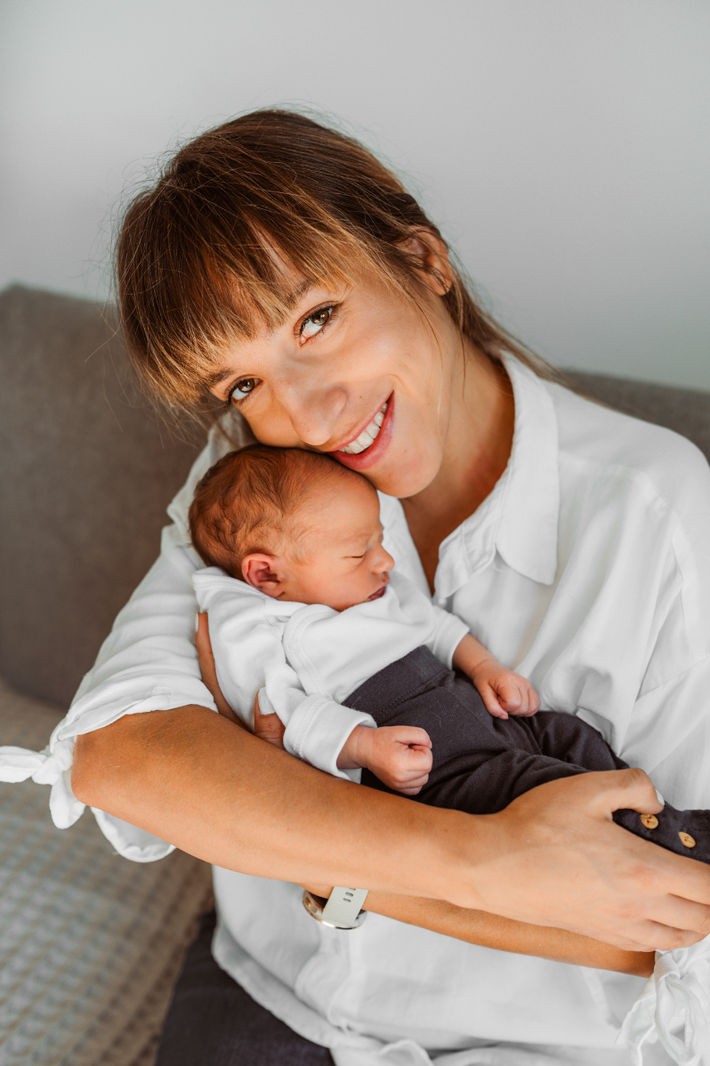 Sesja noworodkowa w domu Warszawa