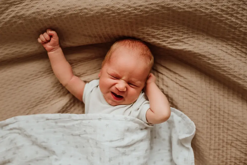 Noworodek podczas sesji domowej Warszawa