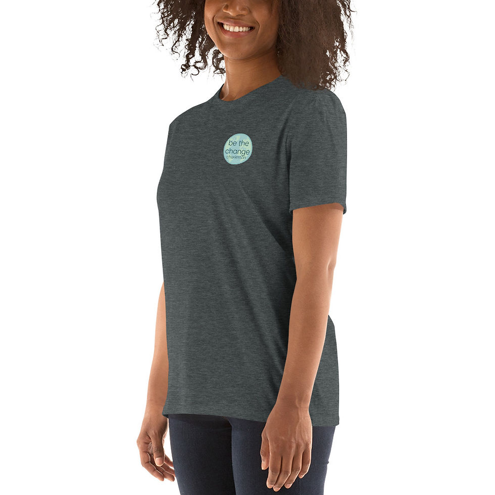 Thumbnail: Be the Change logo Short-Sleeve Unisex T-Shirt