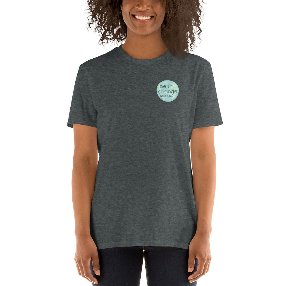 Thumbnail: Be the Change logo Short-Sleeve Unisex T-Shirt