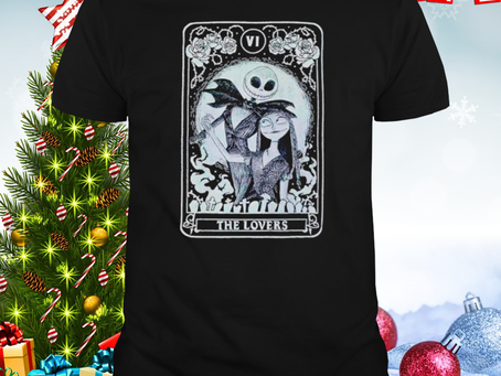 The Nightmare Before Christmas Tarot Card lovers shirt