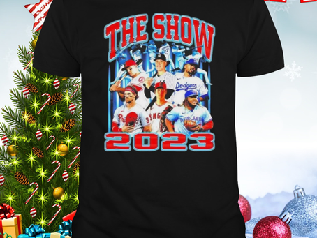 Mlb Harper Homers Shohei Ohtani Mookie Betts Vladimir Guerrero Jr. The Show 2023 T-shirt