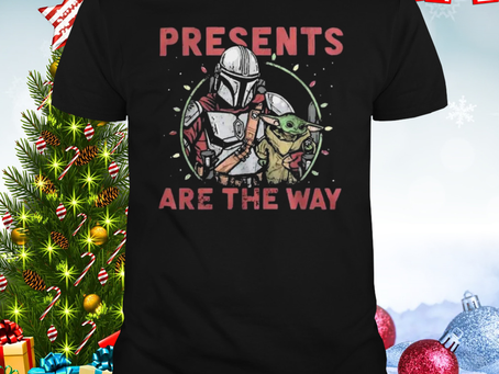 The Mandalorian Holiday Presents are the Way shirt