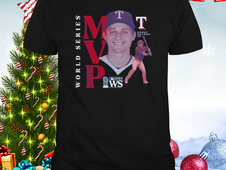 Corey Seager Royal Texas Rangers 2023 World Series Champions MVP T-Shirt