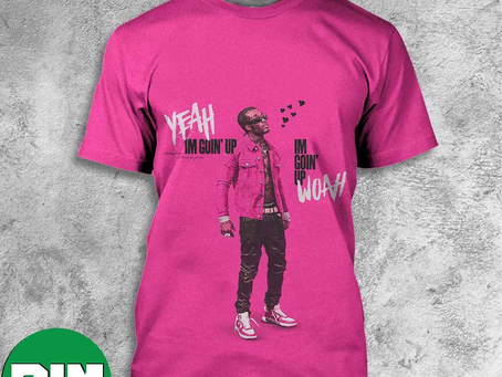 Yeah I_m Going Up Woah Lil Uzivert Pink Tape 3D T-Shirt