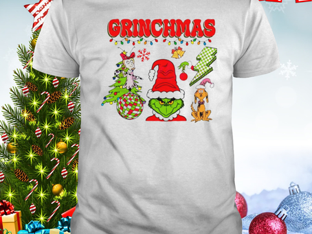 Grinch Grinchmas Characters Xmas shirt