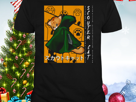 Cat On Titans Catoons shirt