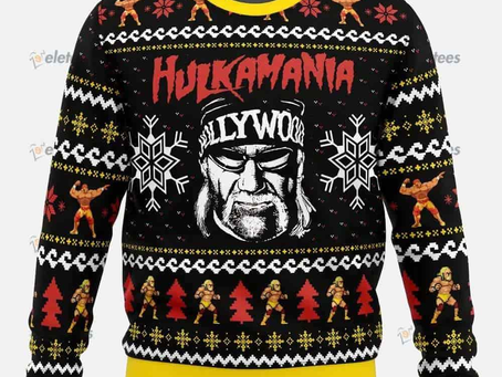 Hulkamania Hulk Hogan Ugly Christmas Sweater