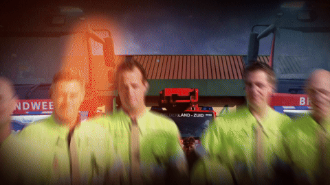 Govert bij
de Brandweer