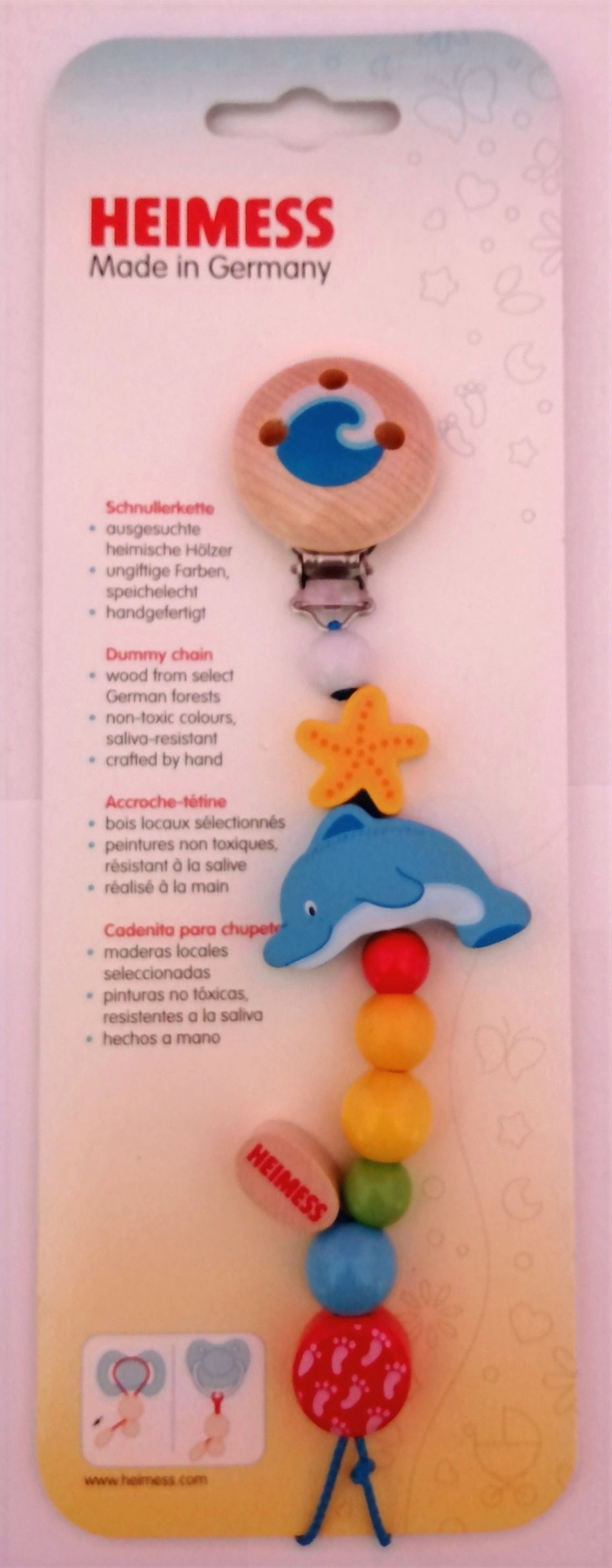 Miniature : Attache tétine personnages et choses