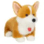 peluche corgi, jouets en bois, jouets de léa