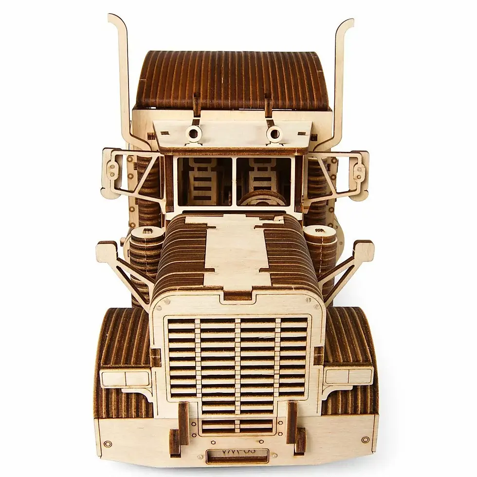 Miniature : DIY poids lourds, maquette poids lourds en bois, maquette UGEARS, jouet en bois, jouets de léa