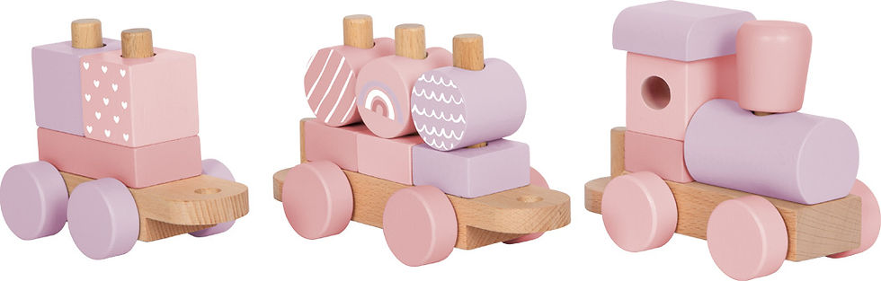 Miniature : train en bois, jouets en bois, jouets de léa