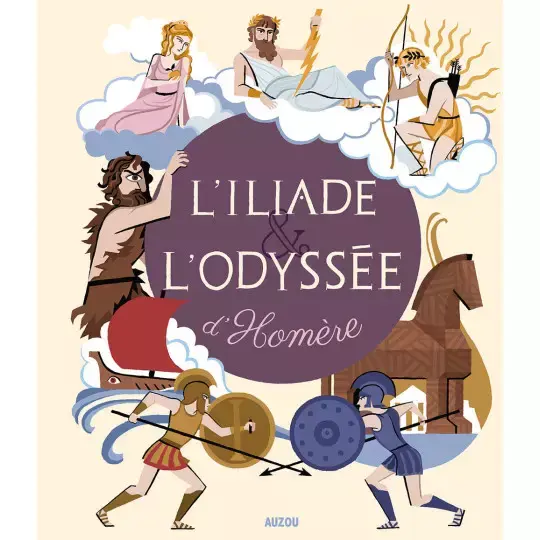 livre L'Iliade et l'Odyssée d'Homère, jouet en bois, jouets de léa
