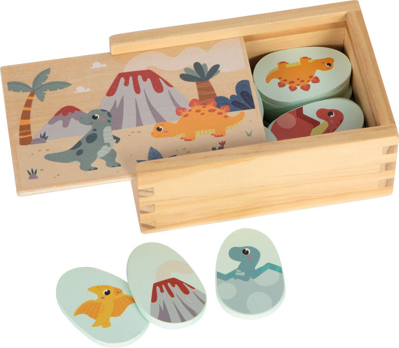Miniature : jeu mémo, mémory, jeu dinosaure, jouets en bois, jouets de léa