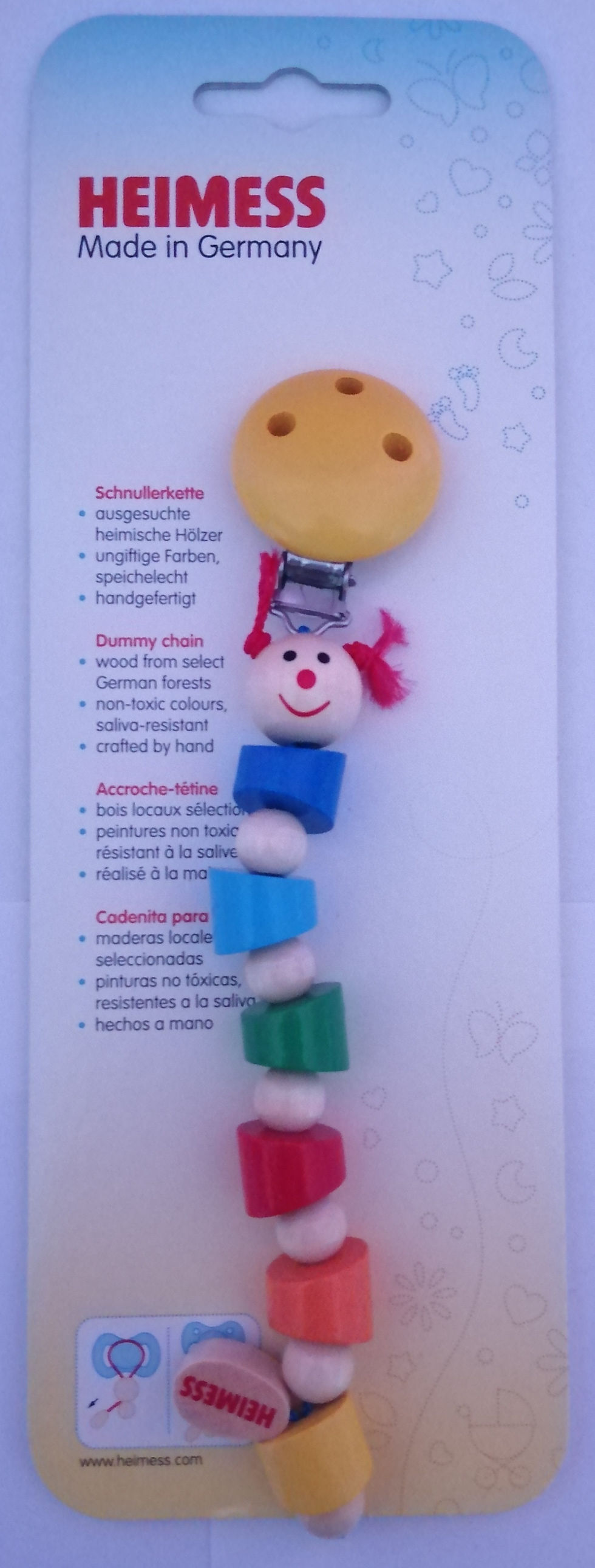 Miniature : Attache tétine personnages et choses