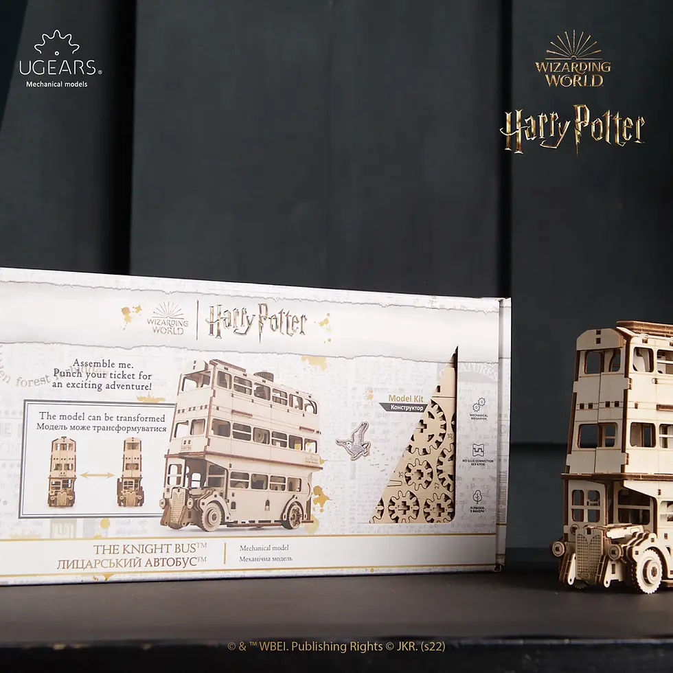 Miniature : Le Magicobus de Harry Potter, maquette Harry Potter, jouet en bois, jouets de léa