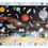 Miniature : Puzzle complet 100 pièces sur le thème de l’espace avec planètes et astronautes