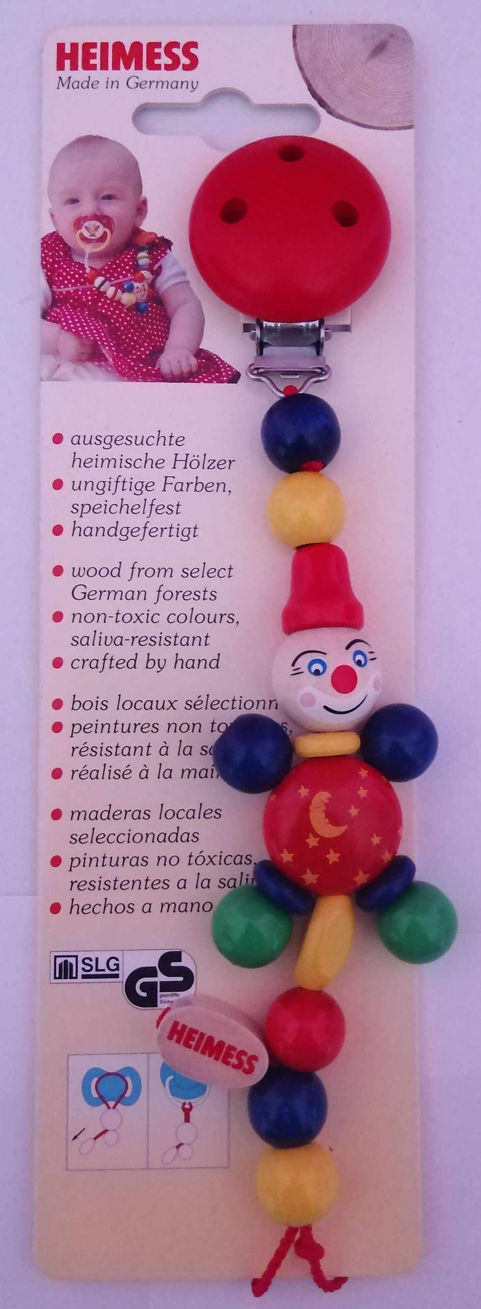 Miniature : Attache tétine personnages et choses