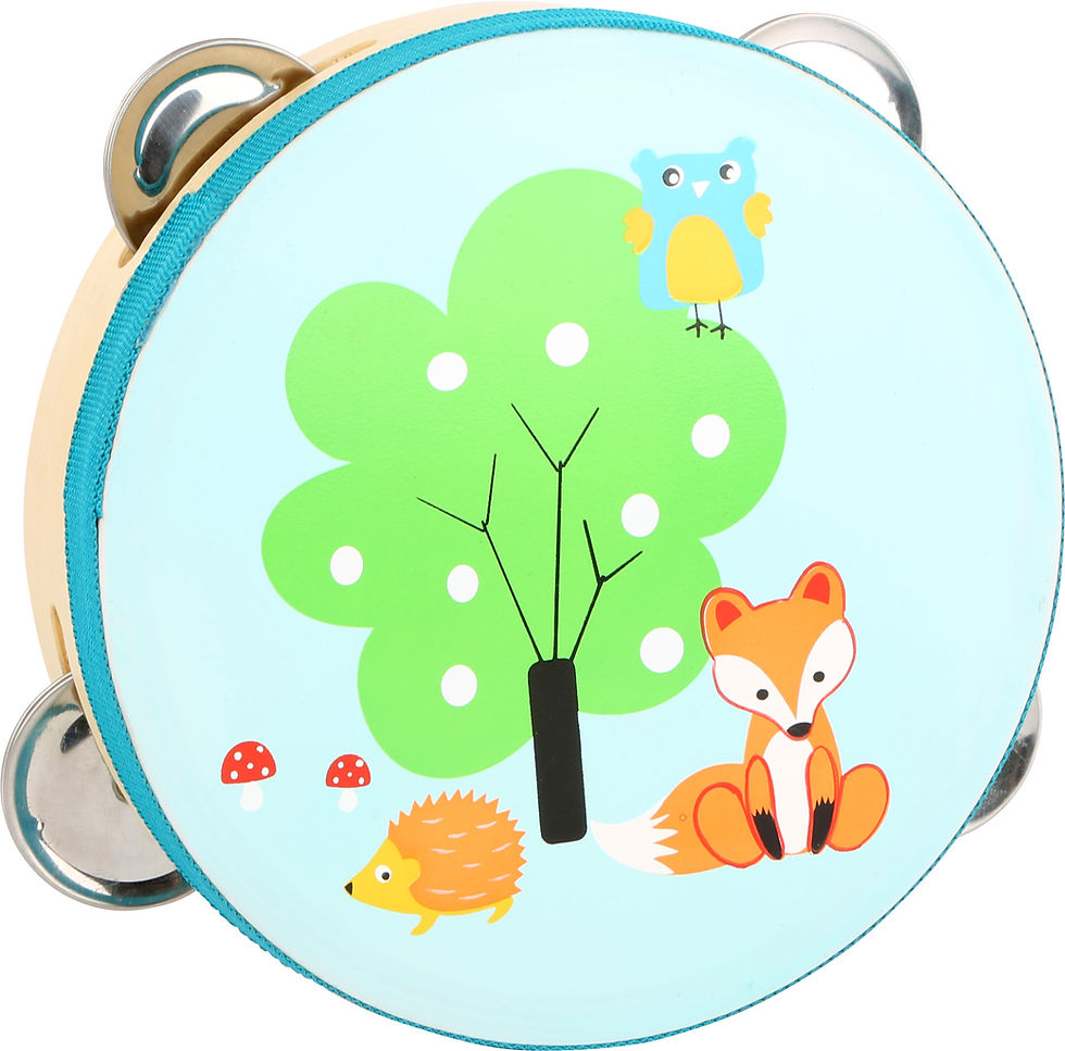 tambourin en bois, tambourin enfant, jouets en bois, jouets de lea