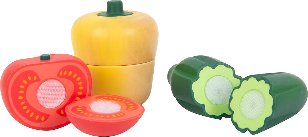 Miniature : Set de légumes à découper en bois