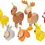 Miniature : animaux de la forêt en bois, jouets en bois, jouets de léa
