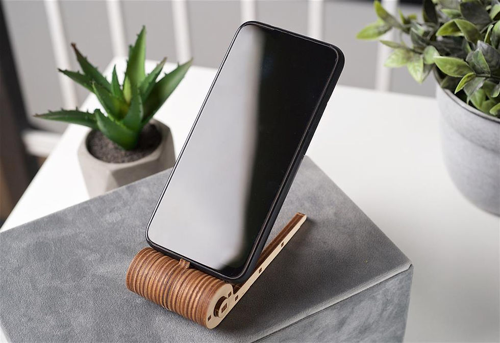 Miniature : Maquette en bois Support de téléphone pliable