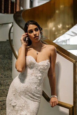 Couture strapless customisable wedding dress