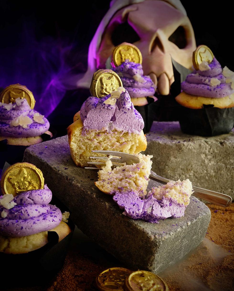 Banana Pineapple Cupcake with Rum Buttercream Frosting