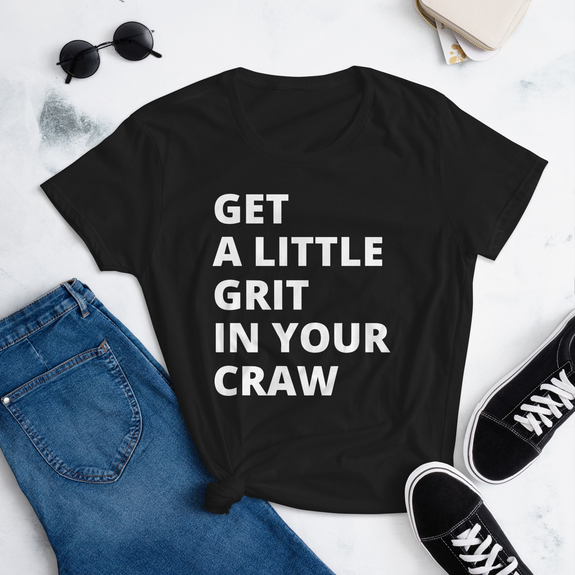 Grit in your Craw! Women's short sleeve t-shirt