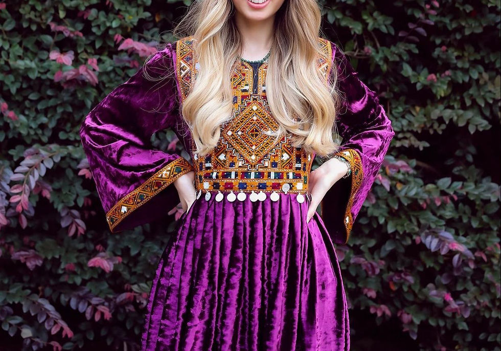 Thumbnail: pruple velvet dress