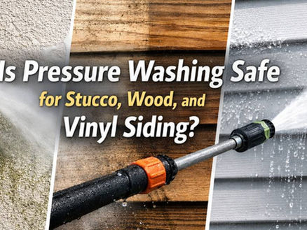 Is Pressure Washing Safe for Stucco, Wood, and Vinyl Siding