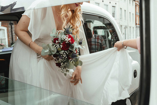 Here comes the bride...