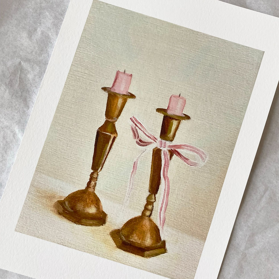 Thumbnail: A5 Print Ribbons on Brass