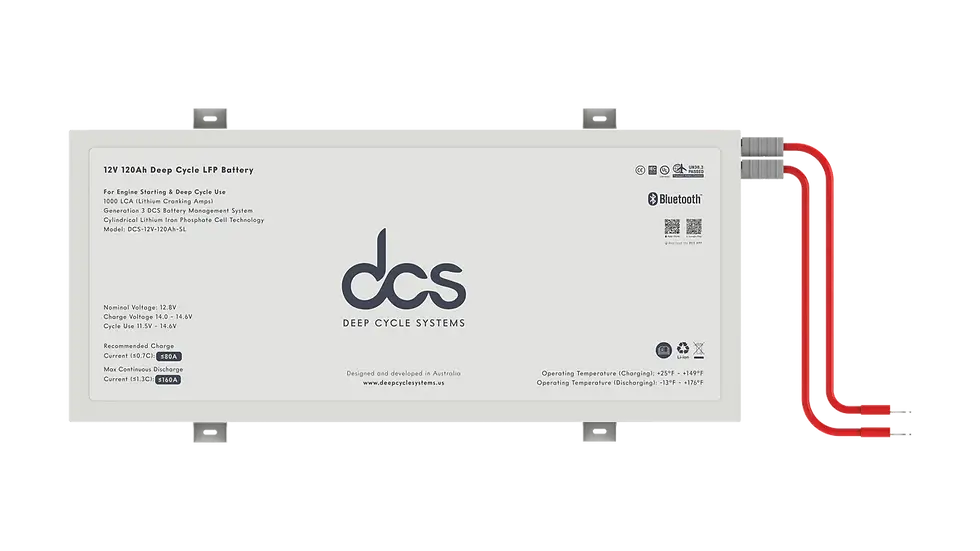 Thumbnail: 120Ah Slimline Deep Cycle LFP Battery